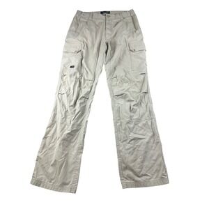 LAPG Core Cargo Pants Men 33W Tan Relaxed Fit Ripstop Straight Leg Utility